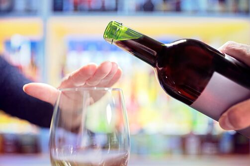 Alkohol Ablehnung